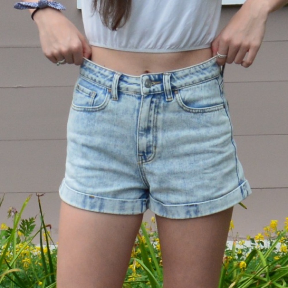 pacsun mom shorts size 25